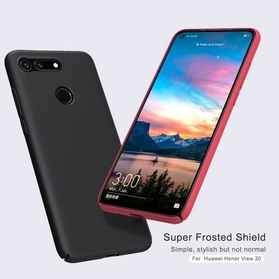 Пластиковый чехол с подставкой Nillkin Super Frosted Shield Золотой для Huawei Honor View 20(3)
