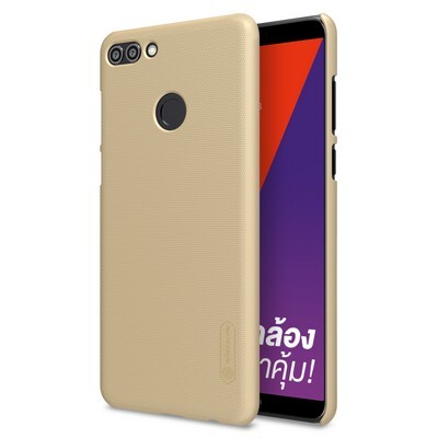 Пластиковый чехол с пленкой Nillkin Super Frosted Shield Золотой для Huawei Y9\ Enjoy 8 Play(3)