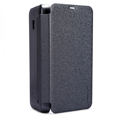 Полиуретановый чехол Nillkin Sparkle Leather Case Black для Nokia Lumia 630(1)