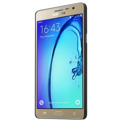 Пластиковый чехол с пленкой Nillkin Super Frosted Shield Black для Samsung Galaxy On7(2)