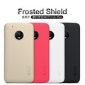 Пластиковый чехол с пленкой Nillkin Super Frosted Shield Black для Motorola Moto G5 Plus(#4)
