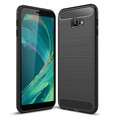 Защитный чехол UniCase Carbon черный для Samsung J4 Plus (2018)(#1)
