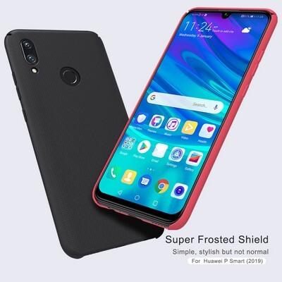 Пластиковый чехол с подставкой Nillkin Super Frosted Shield Черный для Huawei P Smart 2019\ Honor 10 Lite(3)