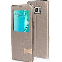 Полиуретановый чехол Usams Muge Series Gold для Samsung G925F Galaxy S6 Edge