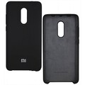 Силиконовый чехол Silicone Case черный для Xiaomi Redmi Note 4X(#2)