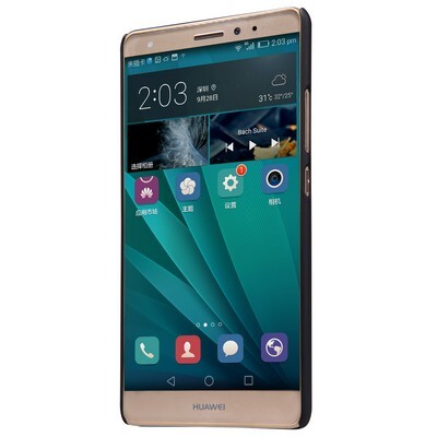 Пластиковый чехол с пленкой Nillkin Super Frosted Shield Black для Huawei Mate S(2)