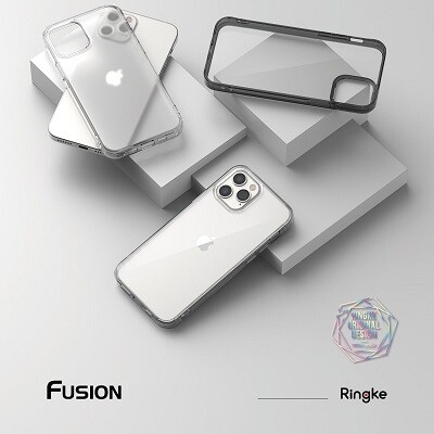 Чехол бампер Ringke Fusion Series прозрачный для Apple iPhone 12 Pro(4)