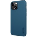 Пластиковый чехол с подставкой Nillkin Super Frosted Shield Pro Синий для Apple iPhone 13 mini(#3)