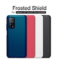 Пластиковый чехол с подставкой Nillkin Super Frosted Shield Синий для Xiaomi Mi10T (Mi10T Pro)(#5)