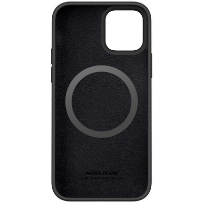Силиконовая накладка с пластиной Magsafe Nillkin CamShield Silky Magnetic Silicone Case Зеленая для Apple iPhone 12 Pro Max(3)
