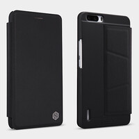 Полиуретановый чехол Nillkin Ming Series Black для Huawei Honor 6 Plus