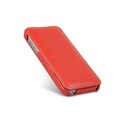 Кожаный чехол книга Melkco Leather Case Red LC для Apple iPhone 5/5s/SE(#4)