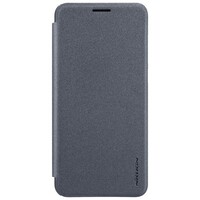 Полиуретановый чехол книга Nillkin Sparkle Leather Case Black (Черный) для Huawei Nova 2S