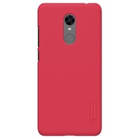 Пластиковый чехол с пленкой Nillkin Super Frosted Shield Красный для Xiaomi RedMi 5 Plus