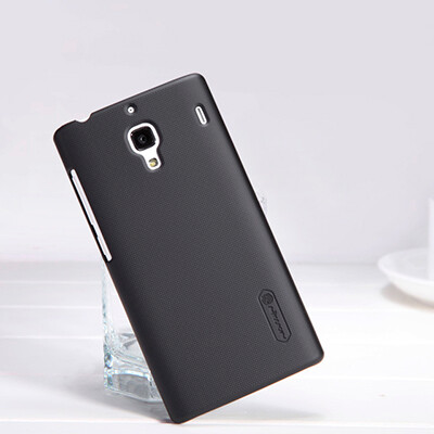 Пластиковый чехол Nillkin Super Frosted Shield Black  для Xiaomi Red Rice(1)