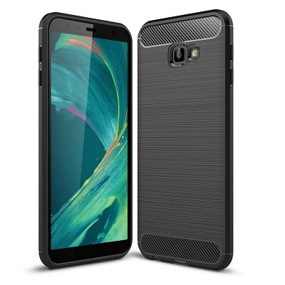 Защитный чехол UniCase Carbon черный для Samsung J4 Plus (2018)(1)