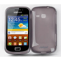 Силиконовый чехол накладка Jekod Grey для Samsung S6500 Galaxy Mini 2
