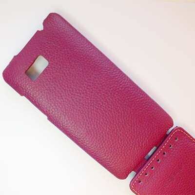 Кожаный чехол книжка Melkco Leather Case Purple LC для HTC Desire 600 Dual(3)
