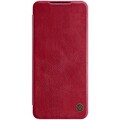 Кожаный чехол Nillkin Qin Leather Case Красный для Huawei P50 Pro(#1)