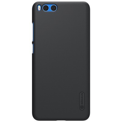Пластиковый чехол с подставкой Nillkin Super Frosted Shield Black для Xiaomi Mi Note 3(1)
