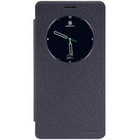 Полиуретановый чехол книга Nillkin Sparkle Leather Case Black для Xiaomi Mi Max