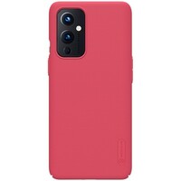 Пластиковый чехол с подставкой Nillkin Super Frosted Shield Красный для OnePlus 9