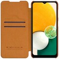 Кожаный чехол Nillkin Qin Leather Case Коричневый для Samsung Galaxy A13(#3)