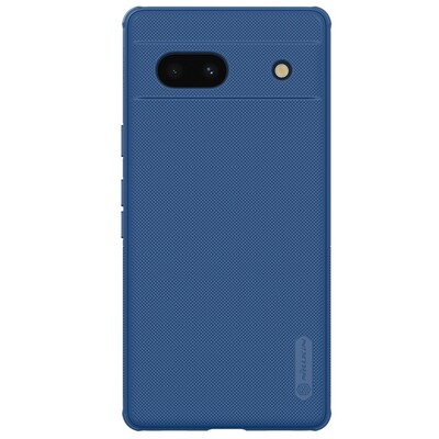 Пластиковый чехол Nillkin Super Frosted Shield Pro Синий для Google Pixel 7a(1)