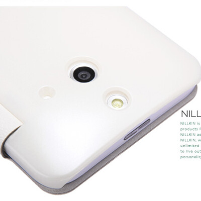 Полиуретановый чехол Nillkin Fresh Series Blue для HTC One E8 Ace(3)