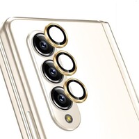 Защитное стекло на камеру Supglass Anti Glare Camera Lens Glass золотое для Samsung Galaxy Z Fold 5