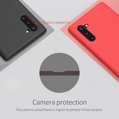 Силиконовый чехол-накладка Nillkin Flex Pure Case Черный для Samsung Galaxy Note 10(4)
