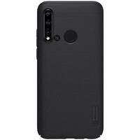 Пластиковый чехол с подставкой Nillkin Super Frosted Shield Черный для Huawei P20 Lite 2019 (Nova 5i)