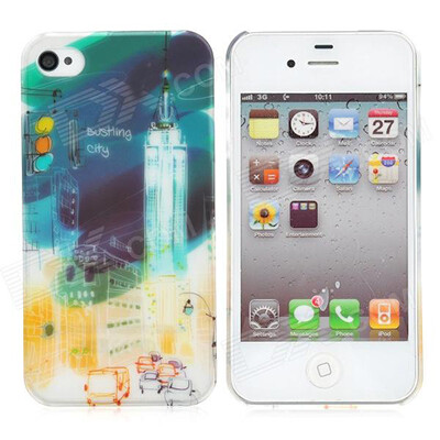 Пластиковый чехол Baseus Utopia Case Bustling City для Apple iPhone 4/4S(2)
