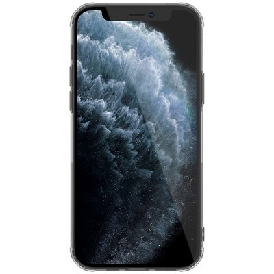 Силиконовый чехол Nillkin Nature TPU Case Серый для Apple iPhone 12 Pro Max(2)