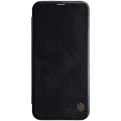 Кожаный чехол Nillkin Qin Leather Case Черный для Samsung J4 Plus (2018)(1)
