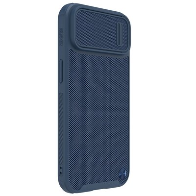 Чехол пластиной Magsafe Nillkin Textured S Magnetic Case Синий для Apple iPhone 14(3)
