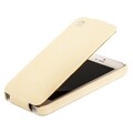 Кожаный чехол HOCO Lizard pattern Leather Case White для Apple iPhone 5/5s/SE(#2)
