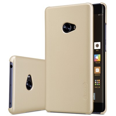 Пластиковый чехол с пленкой Nillkin Super Frosted Shield Gold для Xiaomi Mi Note 2(3)