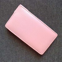 Кожаный чехол Up Case Pink для Nokia Lumia 925