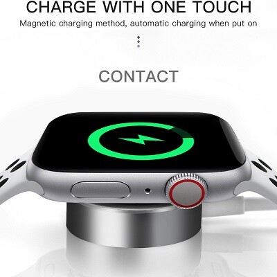 Зарядное устройство COTEetCI CS5701 iWatch Magnetic Charger, белый, Type-c interface 1м(3)