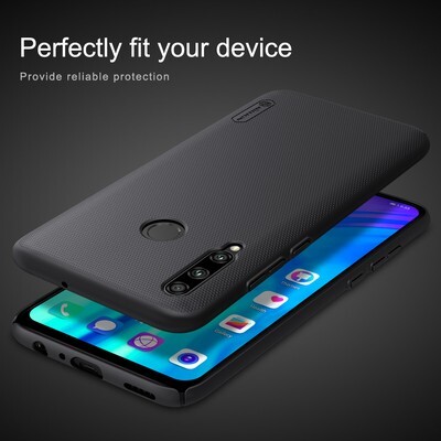 Пластиковый чехол с подставкой Nillkin Super Frosted Shield Золотой для Huawei Honor 20 Lite /Honor 10i(4)