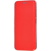 Чехол-книга на основе из силикона Book Case красный для Samsung Galaxy A31