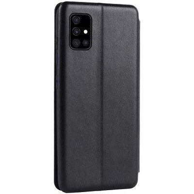 Чехол-книга на основе из силикона Book Case черный для Samsung Galaxy A31(2)