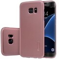 Пластиковый чехол с пленкой Nillkin Super Frosted Shield Rose Gold для Samsung G935F Galaxy S7 Edge(#3)