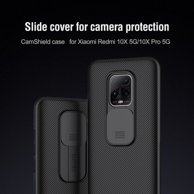 Чехол-накладка Nillkin CamShield черная для Xiaomi Redmi 10X 5G ( 10X Pro 5G)(7)