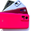 Силиконовый чехол с микрофиброй Silicone Case и защитой камеры лавандовый для Xiaomi Poco X5 Pro 5G(#4)