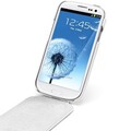 Кожаный чехол книга SGP Argos White (SGP09265) для Samsung i9300 Galaxy S3(#4)