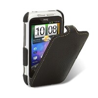 Кожаный чехол книга Melkco Leather Case Black LC для HTC Wildfire S