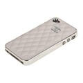 Пластиковая накладка CHANEL White для Apple iPhone 4/4S(#2)