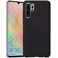 Силиконовый чехол Silicone Case черный для Huawei P30 Pro